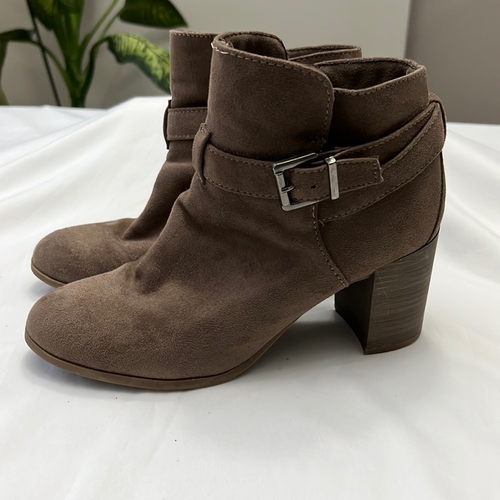 Suede Booties
